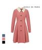ECOLEDEPARIS Contrast Collar Pintuck Dress_Rb3Xwoam16D