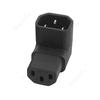 C14 C13 AC Adapter Left Right Angle Socket IEC 320 3pin Male Female Extension 90 Degree Down Up Angle AC Plug Converter