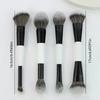 Doppelseitiger Foundation-Gesichtspinsel Doppelseitiger Puder-Rouge-Kontur-Und-Lidschatten-Concealer Make-up-Pinsel