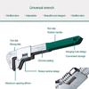 Adjustable F-Type Adjustable Wrench Flexible Ratchet Torque Pipe Spanner  Bathroom