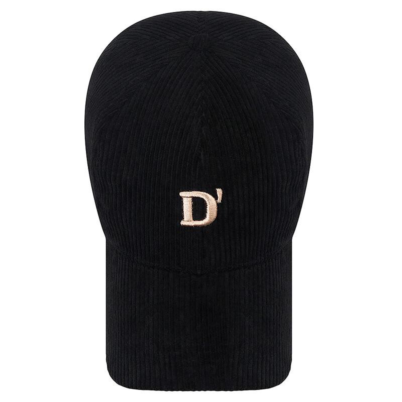 ZHENYUEQI Corduroy Embroidered D-Letter Baseball Cap