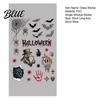 Static Cling Decals Halloween Electrostatic Glass Stickers Skull Demon Blood Handprints Bats Scary Window Outdoor Sticker Clings Spooky Stickers for