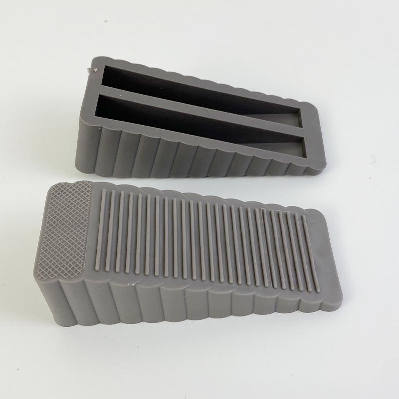 Windproof Silicone Door Stopper: Anti-Collision, Safety, Creative Design, Anti-Pinch, Household Wedge.