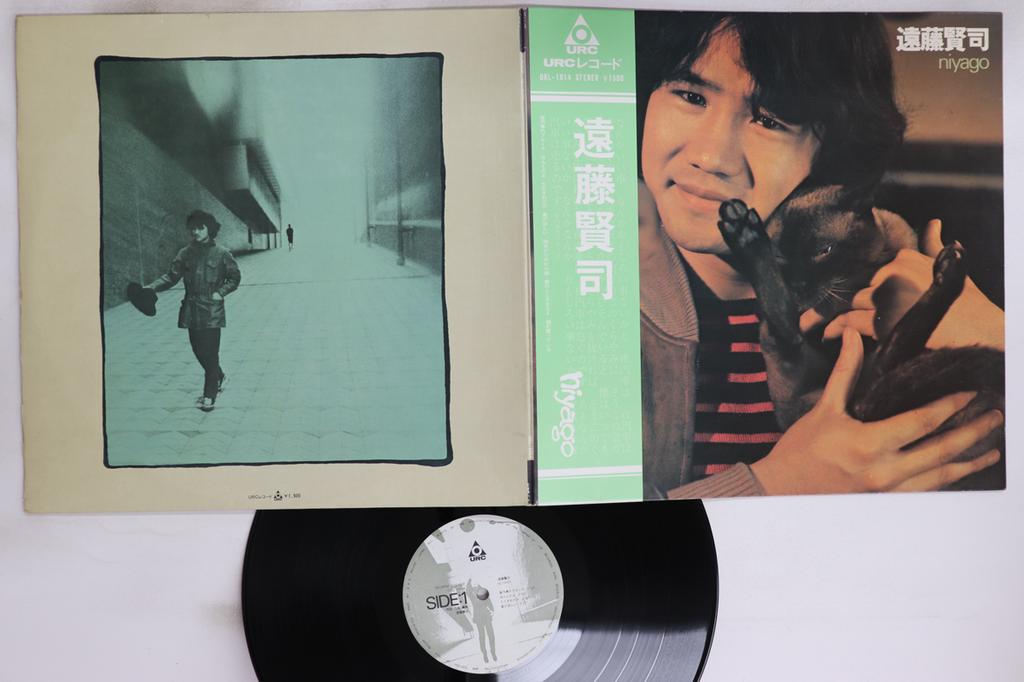 LP Record KENJI ENDO - Niyago URL1014 URC 1970 Japan Obi Japanese Pop/Rock Used