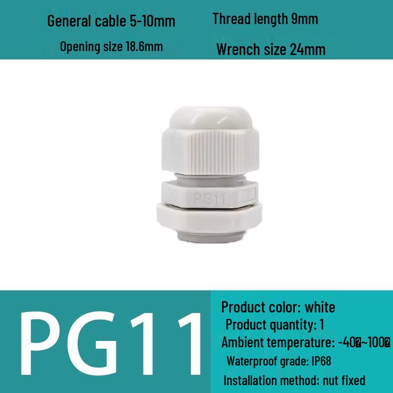 M Series Waterproof Nylon Cable Gland Connector