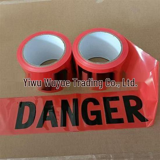 Caution Halloween Decorative Warning Tape - No Glue, Disposable Barrier