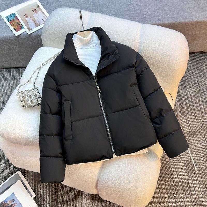 New Down Cotton-padded Jacket Women's Short Loose Korean Version of Thick Cotton-padded Jacket Short Bread Coat.