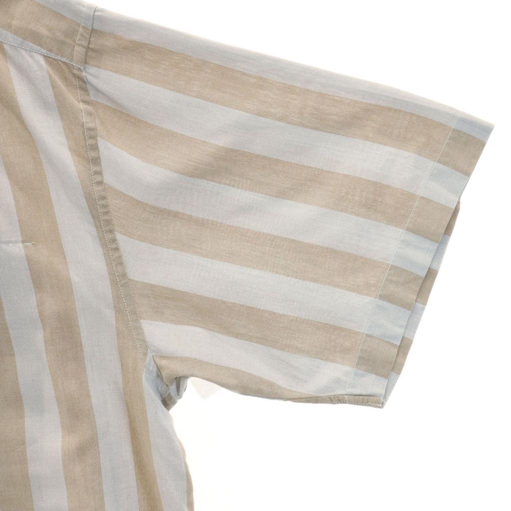 ISSEY MIYAKE 90s Old Striped Pattern Short sleeve shirt L Special wing Men's Used