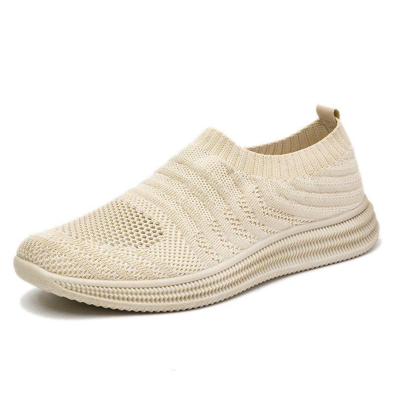 Spring and Summer Mesh Breathable Casual Shoes Men's Lightweight Wear-resistant Non-slip Running Shoes