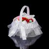 Sturdy Decorative Flower Girl Basket with Ribbon and Bowknot for Wedding Processions Ceremony Daily Use Trendy Women
