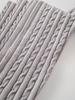 NSSF Women's V-Neck High Waist Cable Knit Cardigan - European & American Autumn/Winter Style