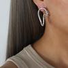 Women's Jewelry Personalized Geometric Hoop Earrings for Women's Hollow Out Shaped Earrings for Modern