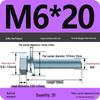 Grade 8.8 Galvanized Hex Head Screw Set with Hex Bolt, Spring Washer, and Flat Washer (Sizes: M4, M5, M6, M8, M10, M12)