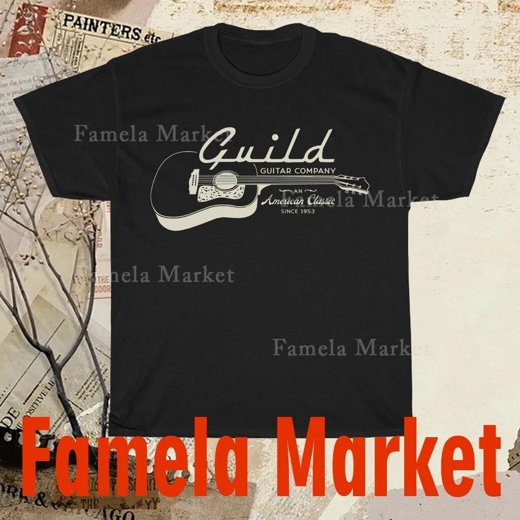 

Guild Guitars Logo TEE T-Shirt Funny American Size S to 5XL T-Shirt 4XL