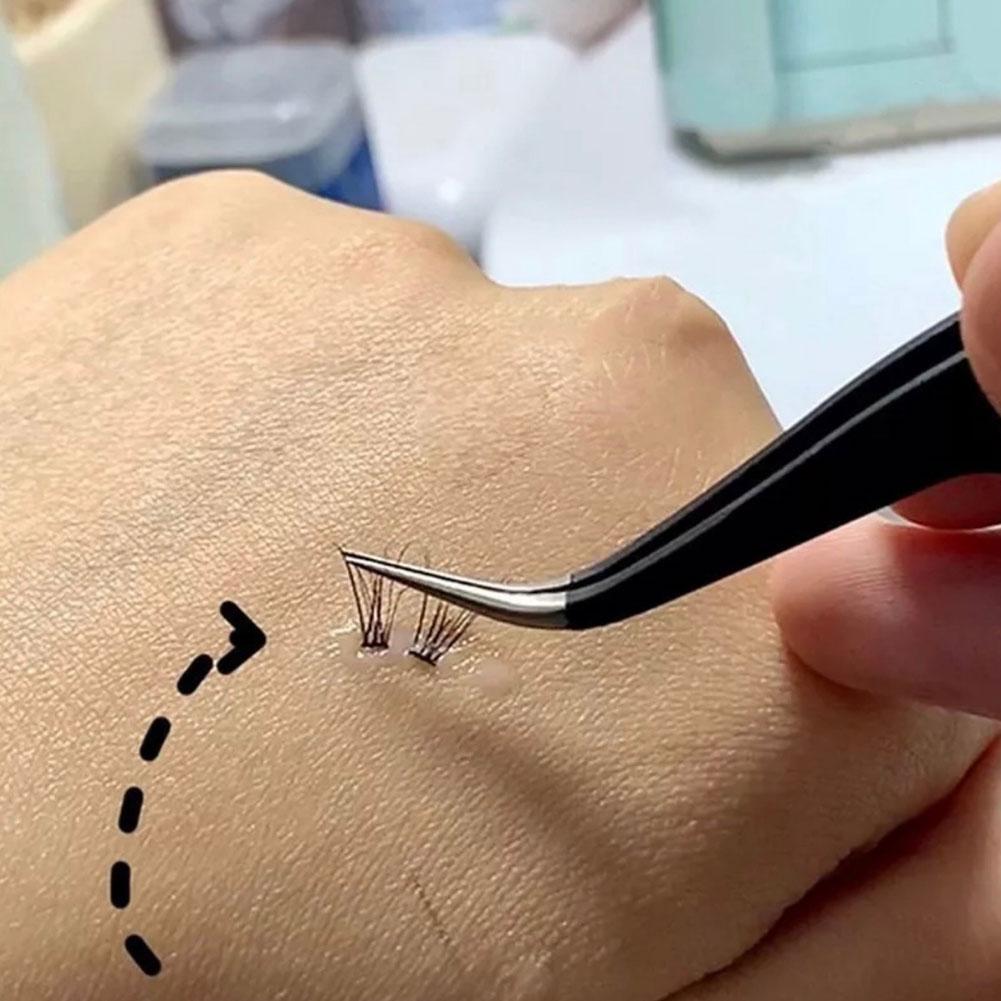 1PCS Nail Art Decor Eyelashes Tweezers Tweezer Scrapbook Sticker Tapes Picking Stainless Clips DIY False Eyelashes Tools