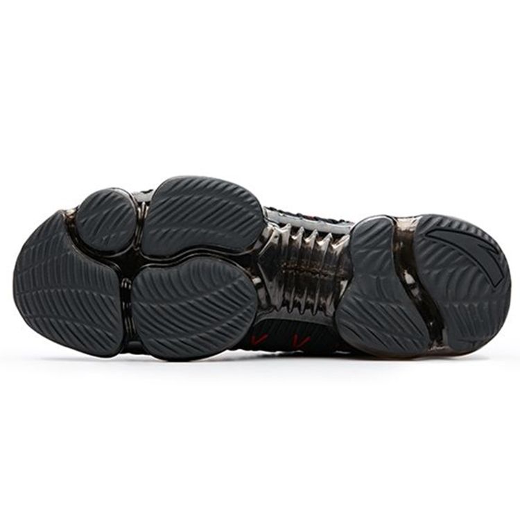 Anta NASA X  Seeed Series Zero Boundary Low-Top Running Shoes Men Sneakers Black Red 91835500-5