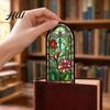 Gift for Book Lovers Stained Glass Flower Bookmark, Floral Acrylic Suncatcher Lightweight Bookmark Plant Page Marker, Gifts Bookish, Women Dreamy