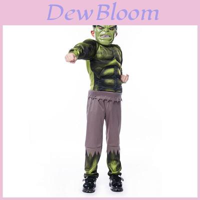 The Avengers Hulk Muscle Mask Costume For Boys Premium Quality Cosplay Outfit