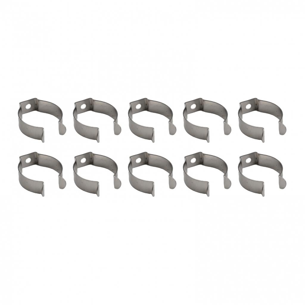 Silberner Werkzeughalter Manganstahl FEDER-TERRY-KLIPS