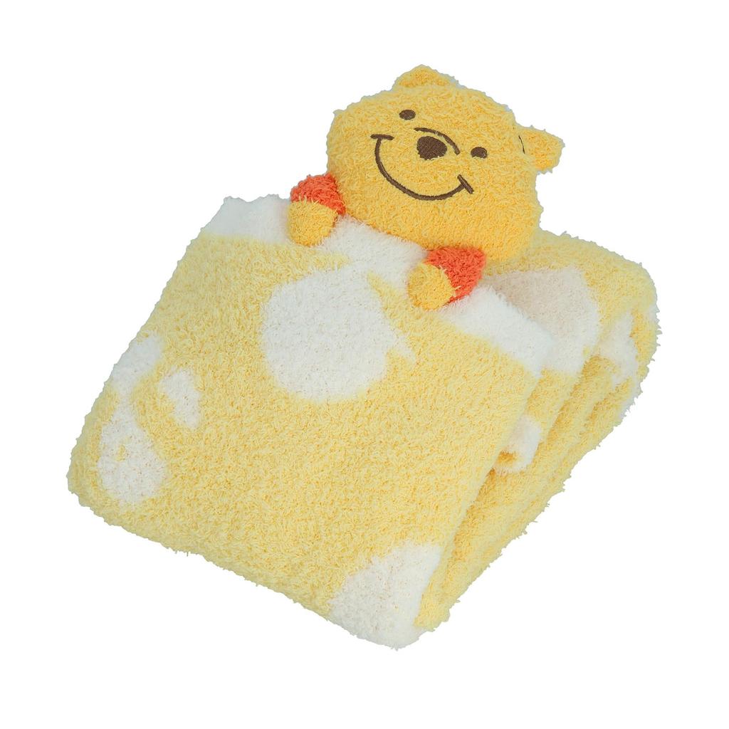 Marushin Mascot Disney Winnie the Mitt Winter 2245035600 Blanket, Pooh, Cute, Fluffy, Fabric, Stylish, Item,