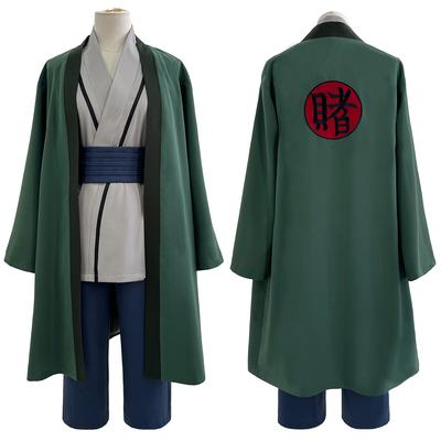 HOLOUN Anime Tsunade Cosplay Kostým Výšivka Haori Top Kalhoty Pás Halloween Vánoční Dárek Cos Konvence