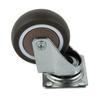 Set of 4 Heavy Duty Swivel Casters with Brakes Top Plate TPR Wheels 2inch