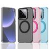 Minimalist Design Candy Color Matte Clear Case For Xiaomi 15T Pro 14T Pro 17 Pro Max Magnetic Wireless Charge Anti-Fall Cover