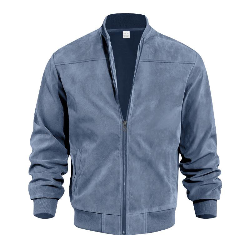 Giacca Punk in Pelle con Maniche e Zip da Uomo per Uso Casual Autunnale