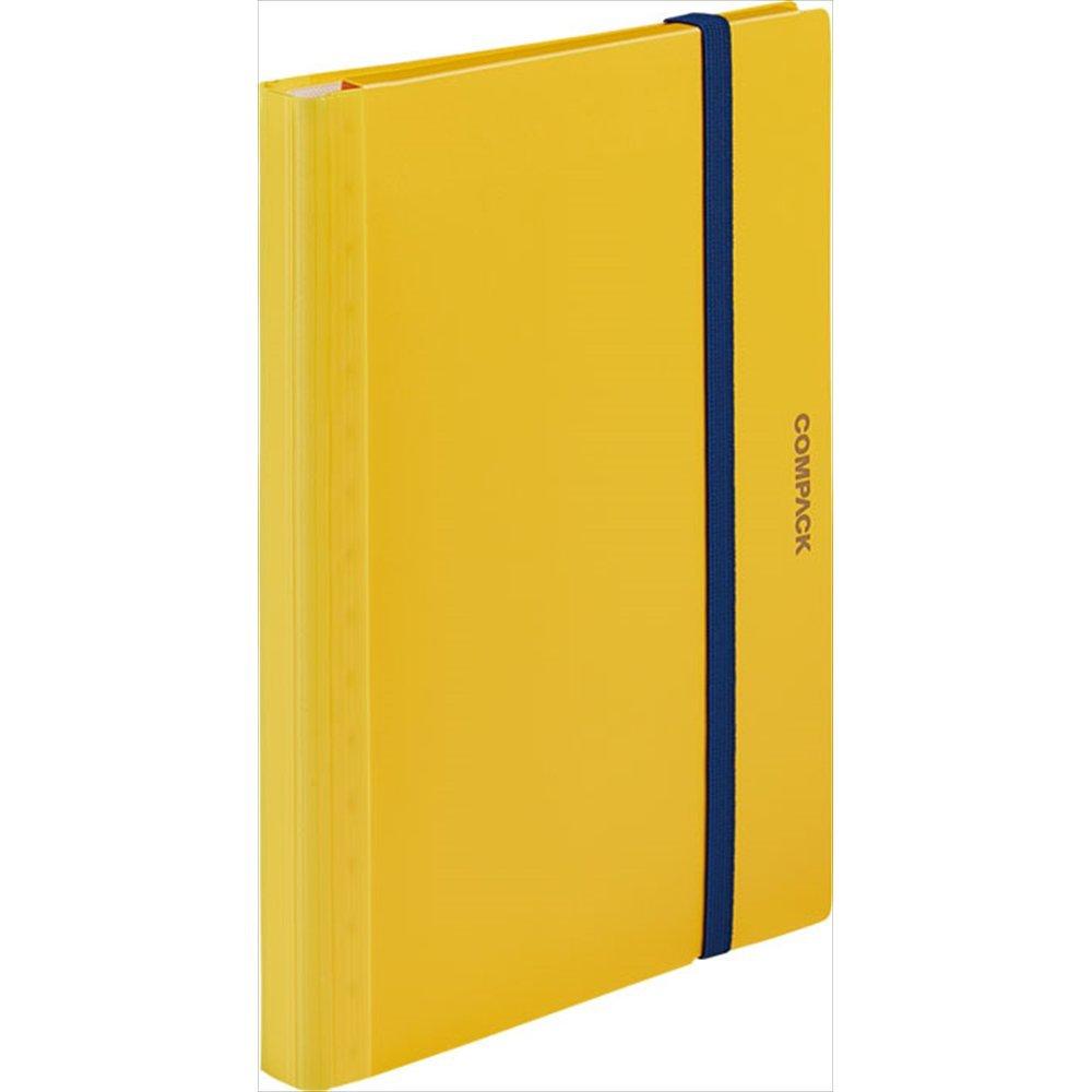 King Jim Clear 5894H File, A4, Bi-fold, Compac, Yellow,