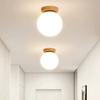 IRALAN Nordic Glass Ceiling Light Single LED Ceiling Lamp Entryway Hallway Balcony Living Room Bedroom Aisle Light Fixtures