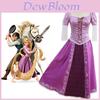 Frumos Rochie Costum Rapunzel Mov Deschis Încurcată Pentru Femei Și Fete
