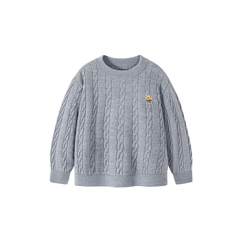 Minibala Teddybär Kinder waschbarer Wollpullover