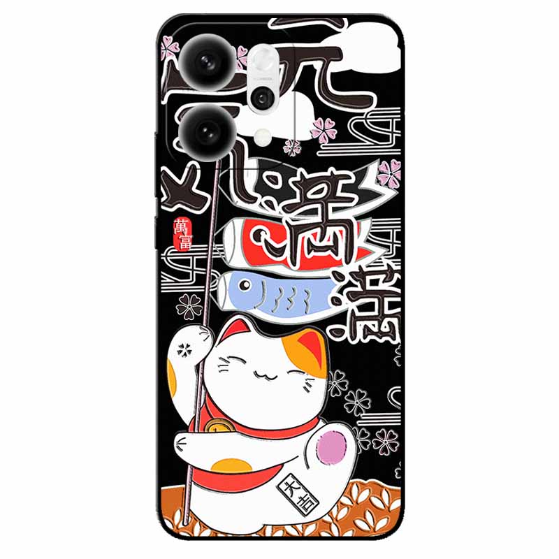 3D Cartoon Emboss Case For Oppo Reno14 5G Relief Embossed Retro Silicone Back Cover For Reno 14 CPH2737 Funda Anime Coque Reno14