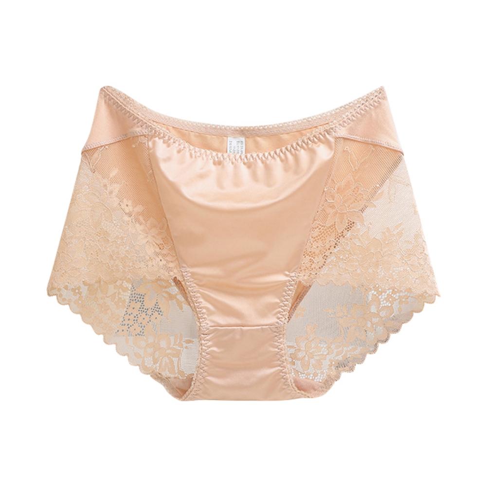 

Эластичные атласные брюки, нижнее белье, женские атласные трусы с низкой талией, хлопковые мягкие дышащие удобные трусы с шаговым швом, женские трусы XL