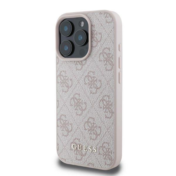 Hülle Für iPhone 16 Pro Guess Rosa Hardcase 4G Classic