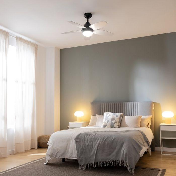 Cecotec Ventilateurs de plafond avec lumière EnergySilence Aero 4200 Black&WhiteWood