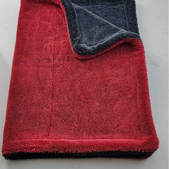 Double-sided Braided Car Wash Towel - Absorbent and Durable