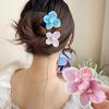 Trendy Fairy Phalaenopsis Flower Duckbill Clip Flower Pearl Hairpin Butterfly Orchid Flower Bangs Side Clip Hair Accessories