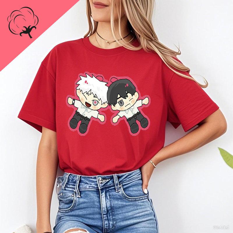 The Summer Hikaru Died Ga Shinda Natsu Aninme Shirt Cotton Crewneck Popular Hot Sale Cartoon Streetwear Harajuku Camisa Clothes