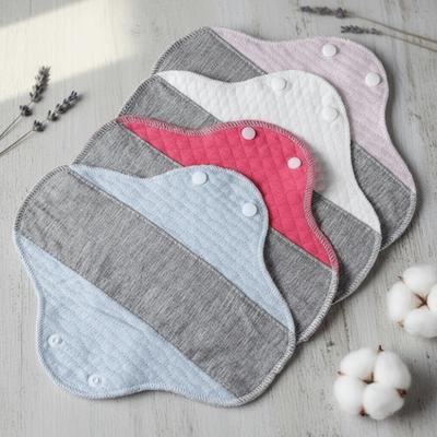 Reusable Menstrual Cloth Sanitary Cotton Panty Liners New Monthly Absorbent Menstrual