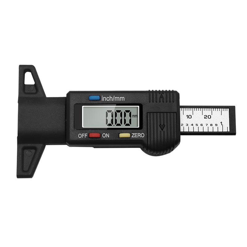 Digital Tire Tread Depth Gauge - Electronic Vernier Caliper for Car Tire Wear Detection