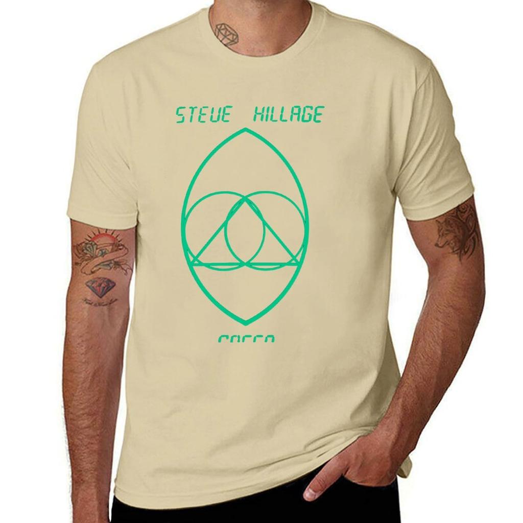 Hillage Green T Shirt Essentiel T-Shirt Sports Fans Anime Hippie Clothes Boys Animal Print Mens Big and Tall T Shirts