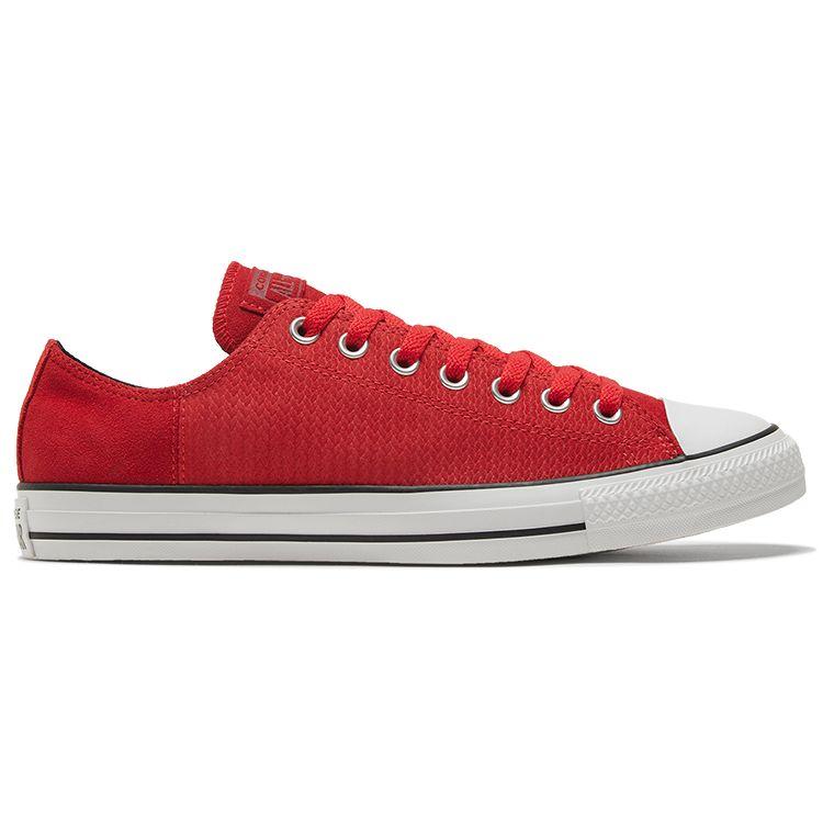 Converse Chuck Taylor All Star Comfortable Casual Versatile Low Top Canvas Shoes Unisex Sneakers Red White 169446C