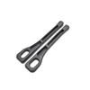 Car Seat Gap Filler, PU, Foldable, Elastic, Black, 2-Pack