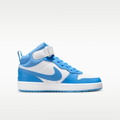 Nike Court Borough Mid 2 GS 'White Blue Beyond'