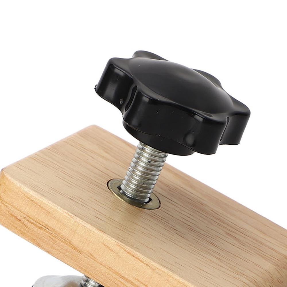 Wood+Silicone Pad Guitar Stand Holder Black+Wood color Desk Edge Guitar Stand For Guitar