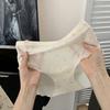 Ladies Summer Cat Footprints Print Ice Leather Quick Drying Peach Hip Non Hip Hip Mid Low Waisted Briefs
