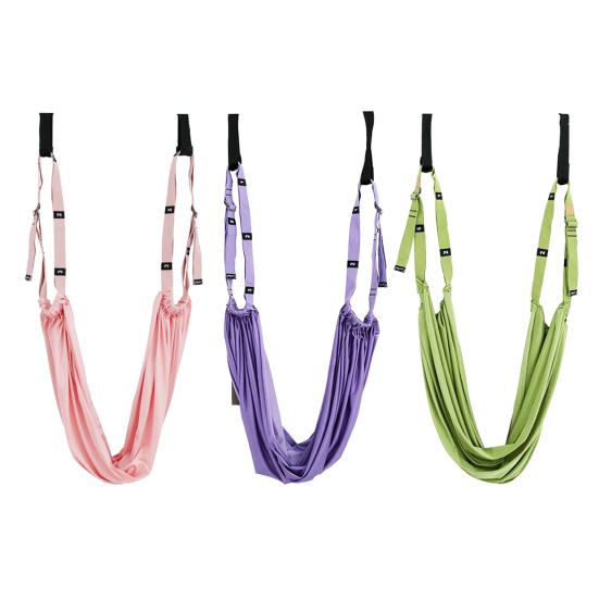 Aerial Yoga Stretching Strap Leg Waist Back Stretch Band Backbend Training Rope Yoga Door Swing for Fitness Gymnastics Dance Aerial Ballet