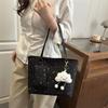 Spring new largecapacity tote bag, commuting to work, shoulder underarm bag, trendy tote bag