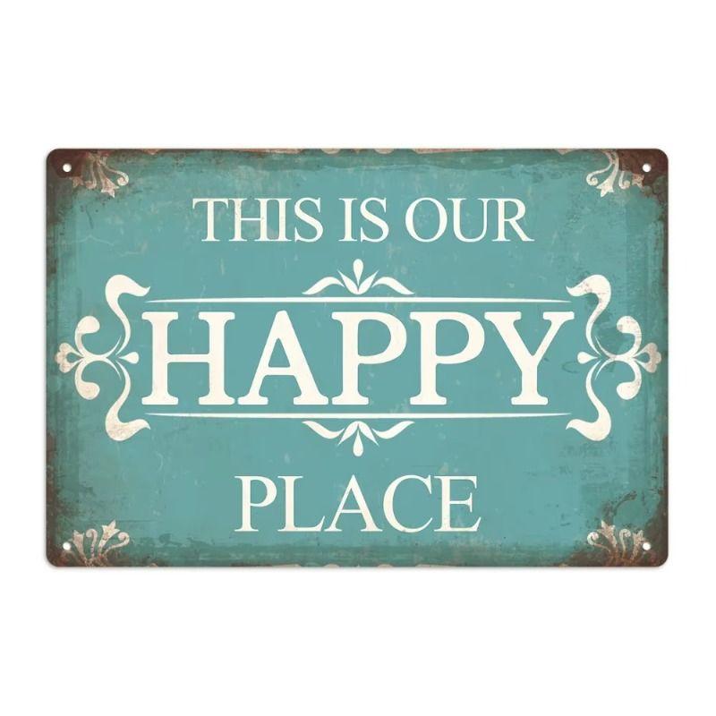 Wall Metal Tin Sign Retro Decorative Plaque 20x30cm